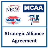 NECA, MCAA, SMACNA and TAUC Sign Strategic Alliance Agreement