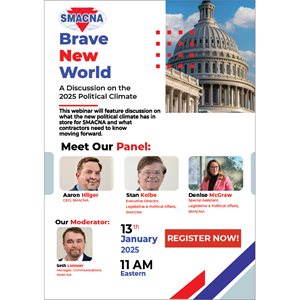 SMACNA Leaders to Feature in Zoom Panel on 2025 Political Landscape