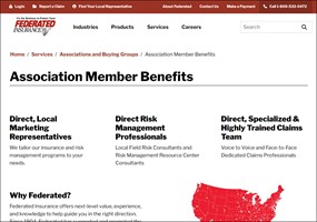 Federated Insurance® Launches Association Member Benefits Page