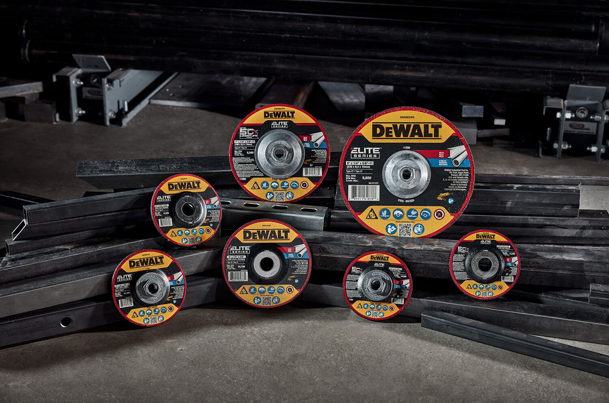 DEWALT Announces ELITE SERIES Abrasive Grinding Wheels SMACNA