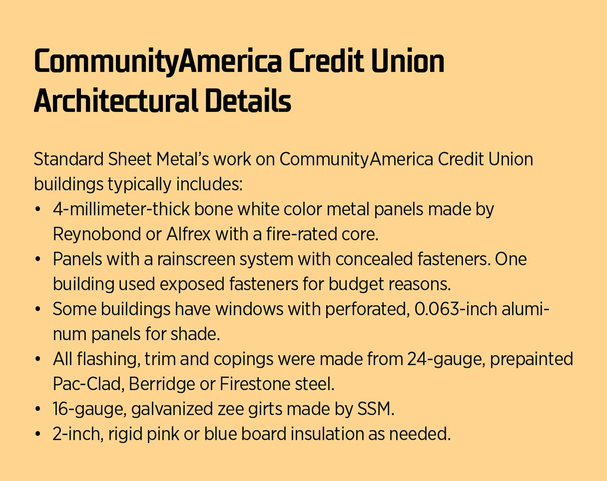 Community America Credit Union Architectural Details